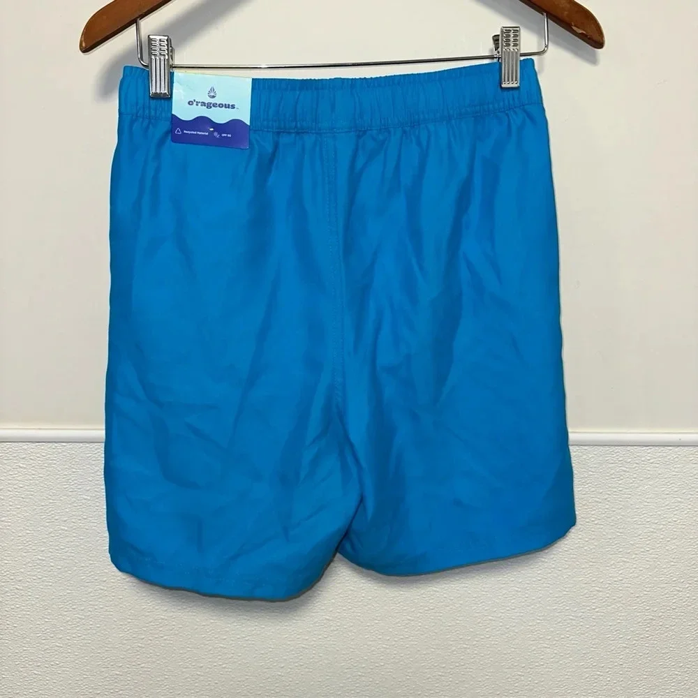 NWT! Boy's O'rageous Swim Trunks, Size L, Blue (14-16)